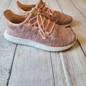 Adidas Women's Tubular Pink Sneaker 7.5 Runs Big